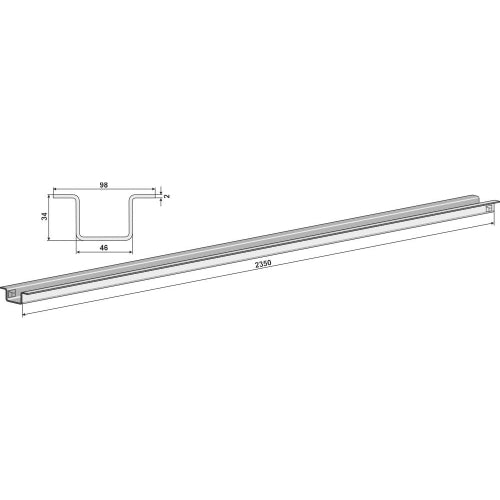 [LS10-CGU-003] Carril de guía - LS10-CGU-003