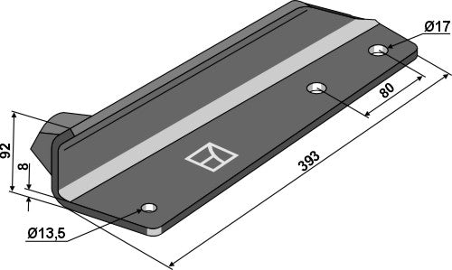 Aleta de esparcidora - derecho - LS10-AESP-027