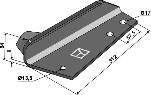 Aleta de esparcidora - derecho - LS10-AESP-029