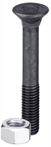 Tornillo de arado DIN 608 - M10 X 1-5 X 100 con tuerca hexagonal - LS11-TD608-001