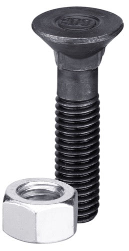 Tornillo de arado DIN 608 - M16x2x45 con tuerca hexagonal - LS11-TD608-058