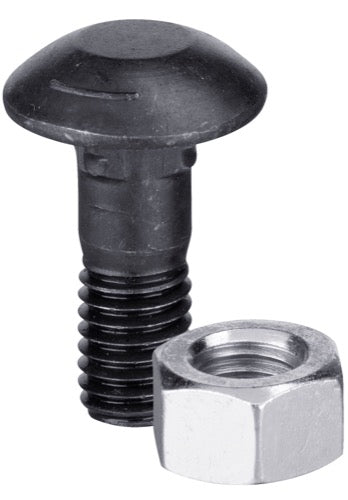 Tornillo de arado - M16 x 1-5 x 60 con tuerca hexagonal - LS11-TARM-160