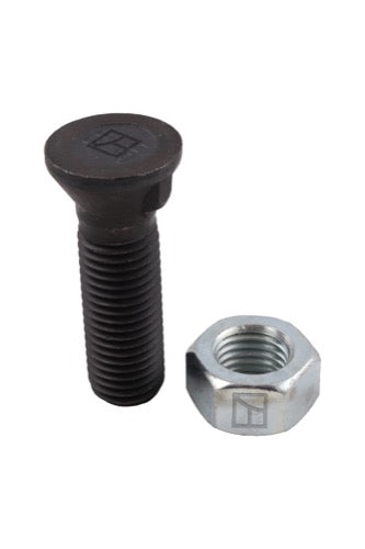 Tornillo de arado DIN 604 - M20 x 2-5 x 70 con tuerca hexagonal - LS11-TD604-050