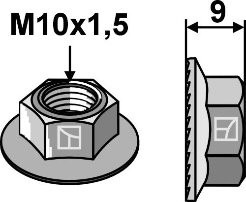 Tuerca de bloqueo M10x1,5 - LS11-TRBQ-001