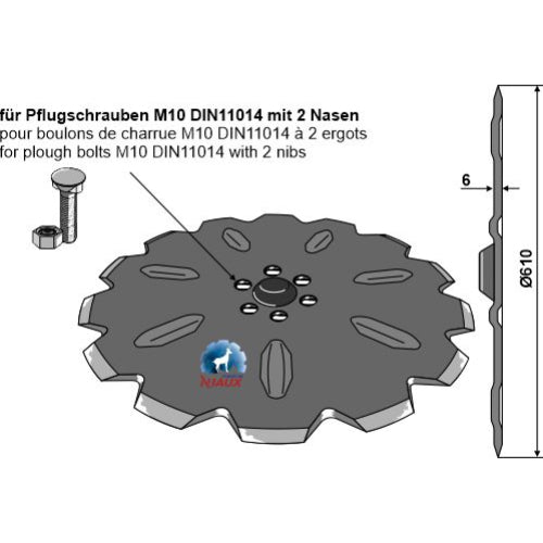 [LS12-DPL-009] Disco plano  - Ø600x6 - LS12-DPL-009