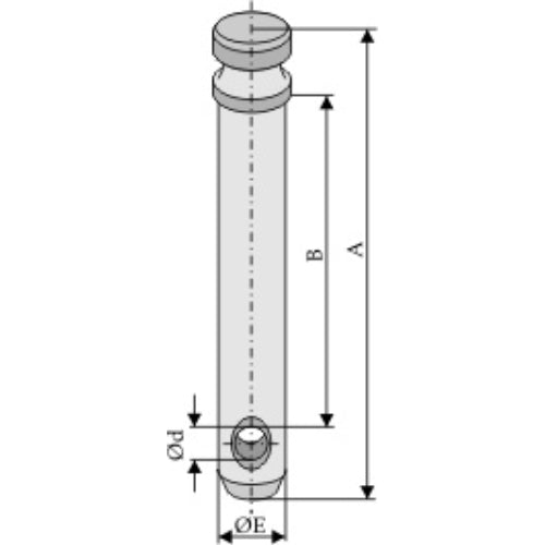 [LS13-BLTP-004] Bulón para barra inferior - Cat. I - LS13-BLTP-004