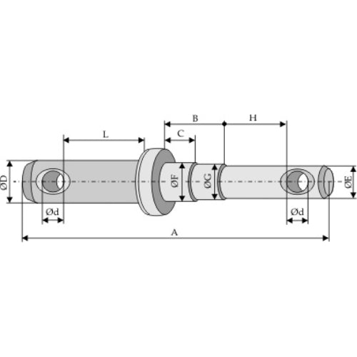 Rótula soldar para barra inferior - LS13-RSB-003