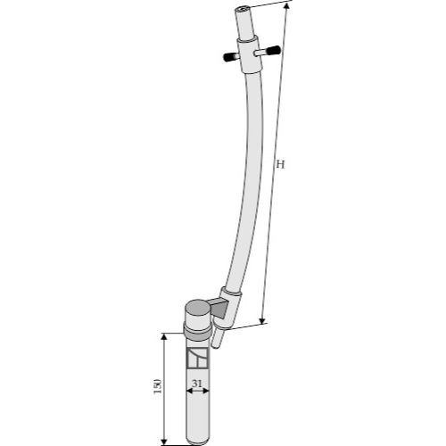 Bulón de seguridad para remolques - modelo Deutz - LS13-BLRM-001