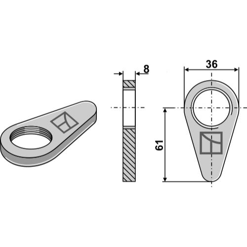 [LS13-CTH-001] Contratuerca estándar - LS13-CTH-001