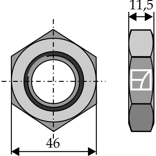Contratuerca hexagonal - LS13-CTH-003