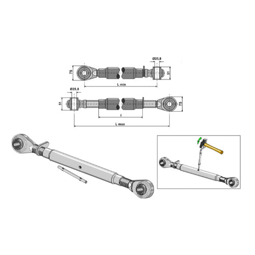 Tercer punto M30x3-5 - LS13-TAA-003