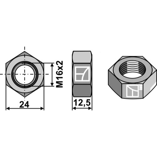 [LS13-CTH-023] Contratuerca hexagonal - LS13-CTH-023