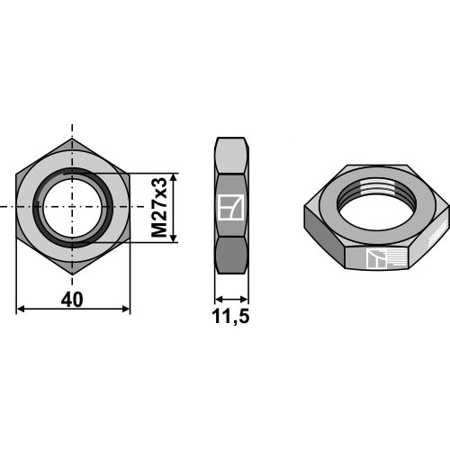 Contratuerca hexagonal - LS13-CTH-026