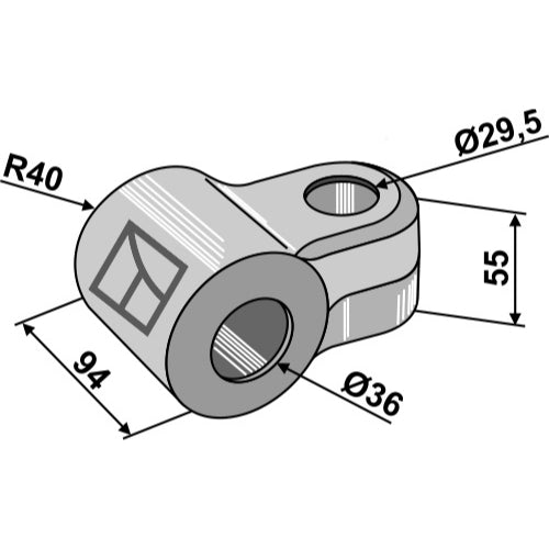 Cruceta - Ø36 - LS13-TAA-012