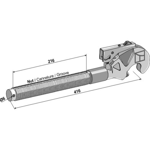 [LS13-EGR-002] Enganche rápido 1.3/4" - LS13-EGR-002