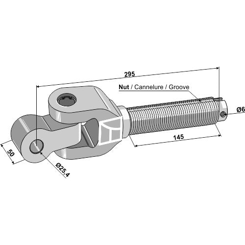 Cabezal articulado 1 3/4" - LS13-TAA-026