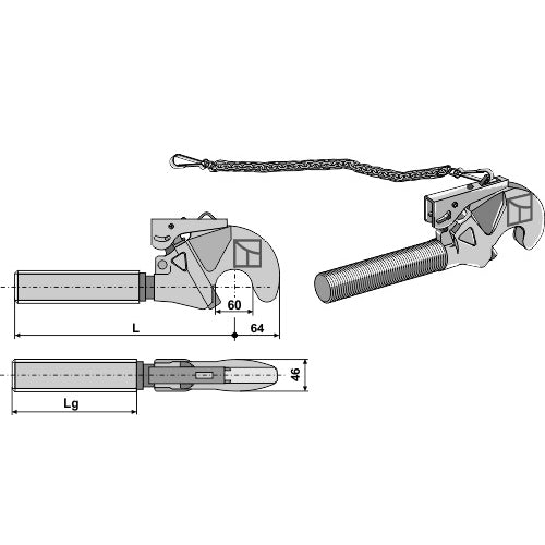 [LS13-EGR-006] Enganche rápido M36x4 - LS13-EGR-006