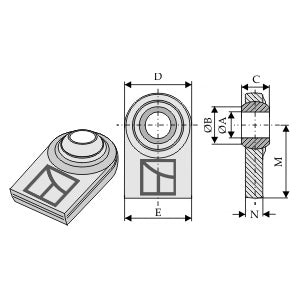 Rótula soldar - LS13-RST-059
