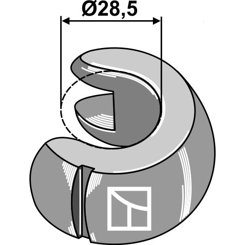 Cáscara de soporte - LS13-EGR-015