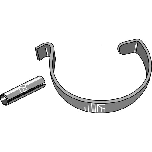 Muelle y remache para cáscara de soporte - LS13-EGR-016