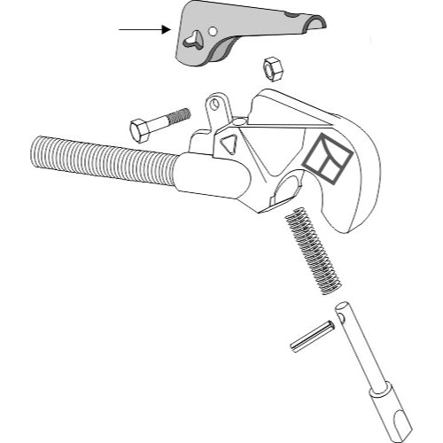 Palanca para enganche rápido - modelo antiguo - LS13-EGR-020