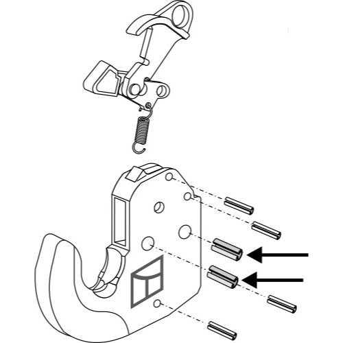 Pasador de apriete 2 piezas - LS13-EGR-085