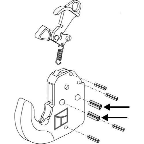 Pasador de apriete 2 piezas - LS13-EGR-101