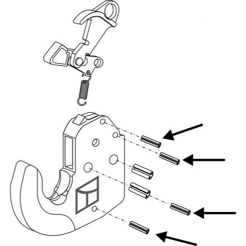 Pasador de apriete 4 piezas - LS13-EGR-102