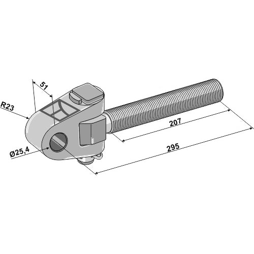 [LS13-TAA-103] Cabezal articulado  M30x3-5 - LS13-TAA-103