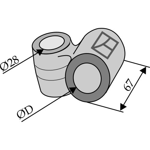 Cruceta - Ø35-2 - LS13-TAA-139