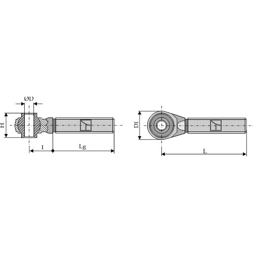 [LS13-RTP-082] Rótula roscada templada para tercer punto M30 x 3-5 - LS13-RTP-082