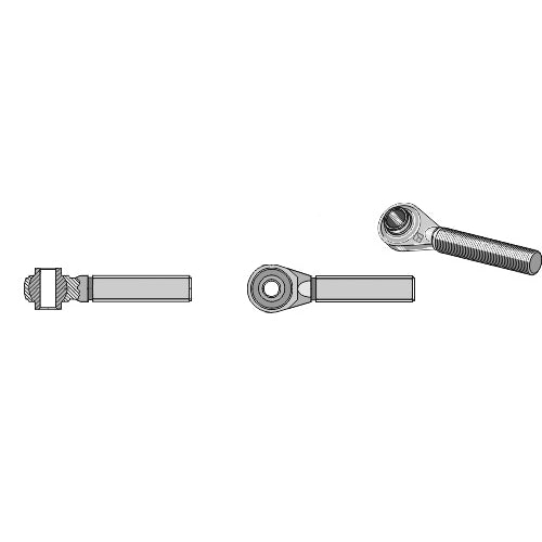 Rótula roscada templada para tercer punto M30 x 3-5 - LS13-RTP-086