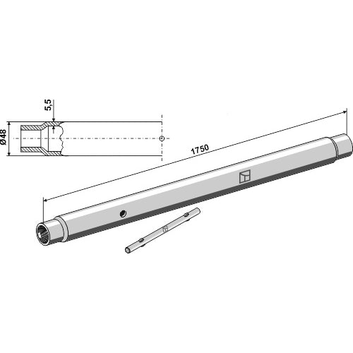 [LS13-TTB-095] Tubo M30x3-5 - LS13-TTB-095