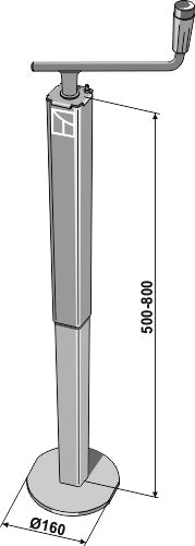 Pie de remolque 50x50 - LS13-PRM-002