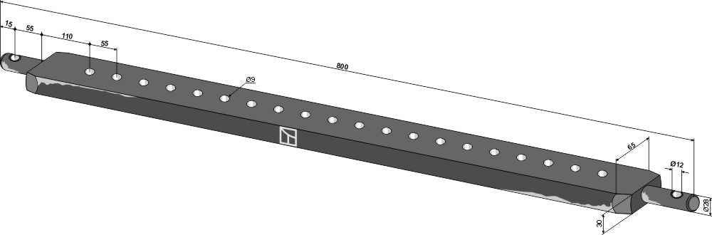 [LS13-BPT-006] Barra portaperos - LS13-BPT-006
