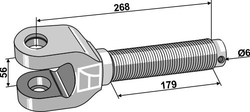 [LS13-TAA-011] Horquilla 1.3/4" - LS13-TAA-011