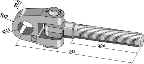 [LS13-TAA-155] Cabezal articulado M42x3 - LS13-TAA-155