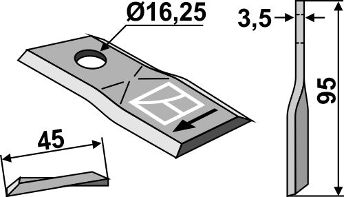 Cuchilla rotativa - LS15-CRT-027