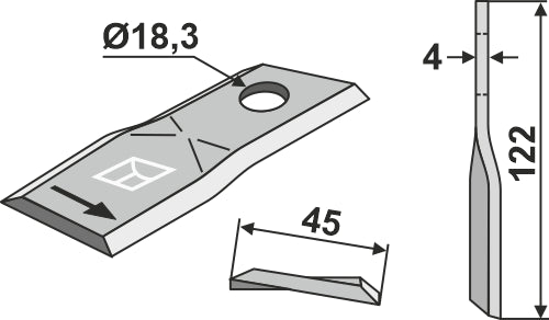 [LS15-CRT-050] Cuchilla rotativa - LS15-CRT-050