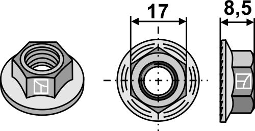 [LS15-TCR-011] Tuerca hexagonal - M12x1-75 - LS15-TCR-011